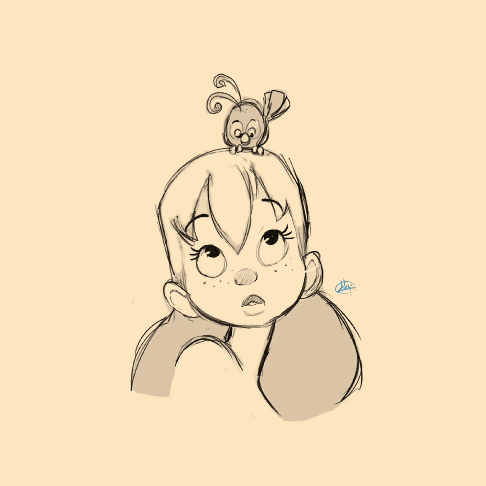 Glowy Bella / Line Work