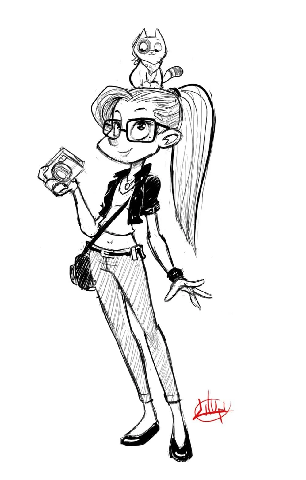I’m Only Just a Girl / Line Work