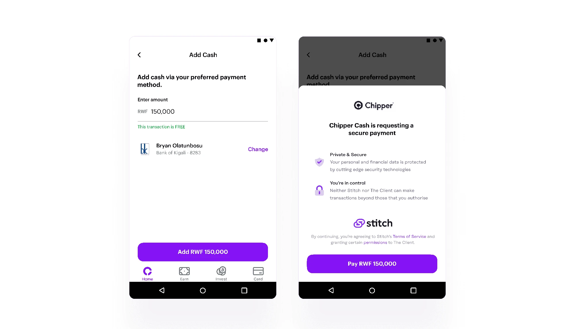 Partnership with Stitch Money