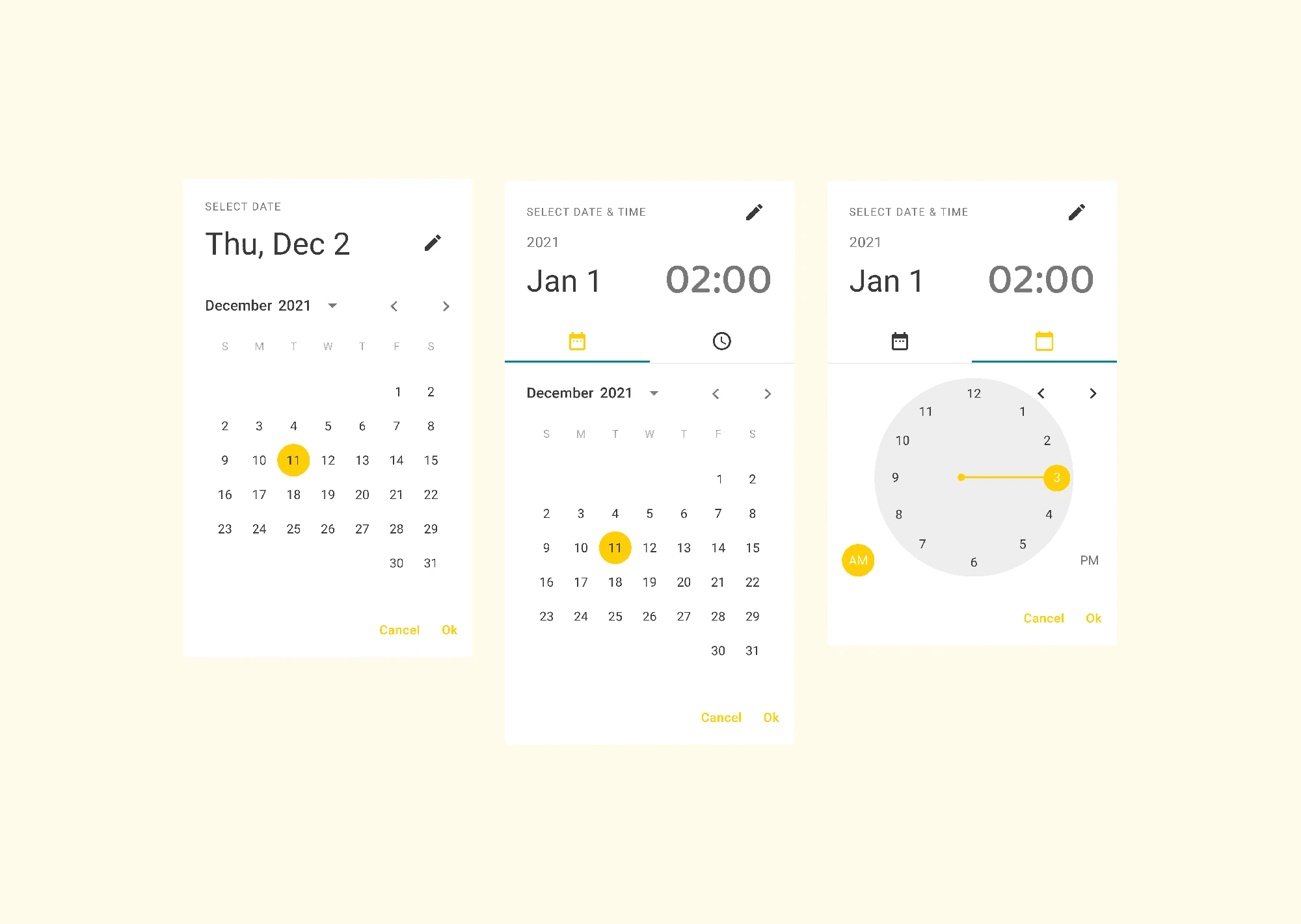Date & time picker
